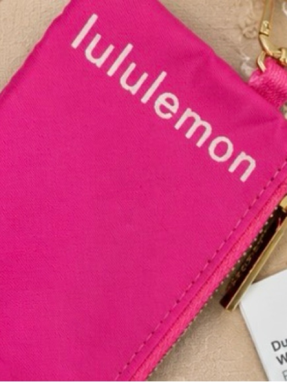 Lululemon Dual Pouch Wristlet – Hot Pink & Light Blush - Picture 2 of 3